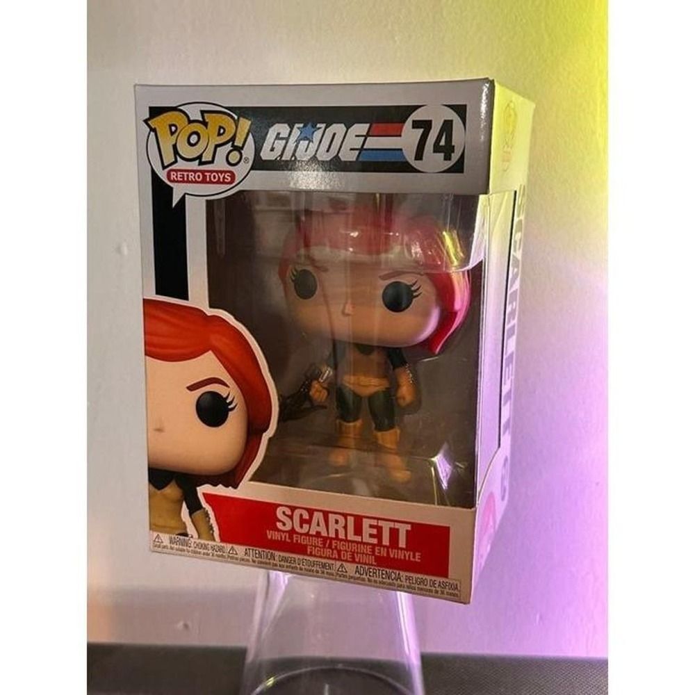 Funko Pop! Retro Toys #74 - Scarlett from GI Joe - A Classic Tribute to a Carto